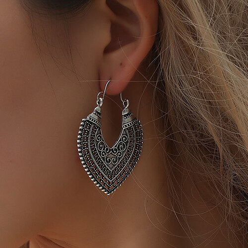 

1 Pair Earrings For Women's Stage Bar Chrome