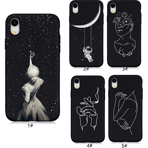 

telefone Capinha Para Apple Capa traseira iPhone 14 Pro Max Plus 13 12 11 Mini X XR XS 8 7 Estampada céu Macia TPU