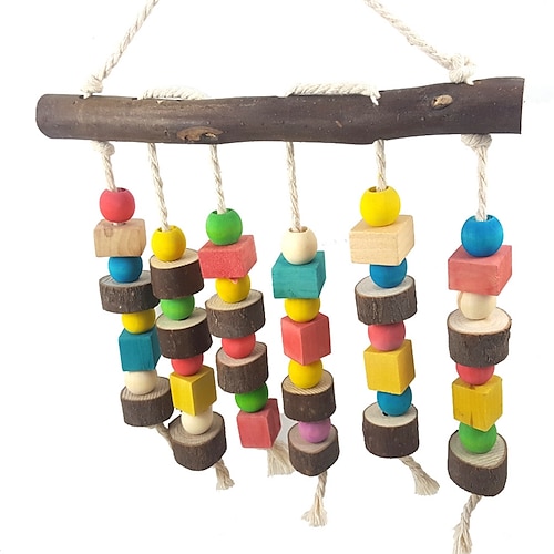 

Bird Perches & Ladders Pet Friendly Focus Toy Felt / Fabric Toys Bird Wood 26 cm