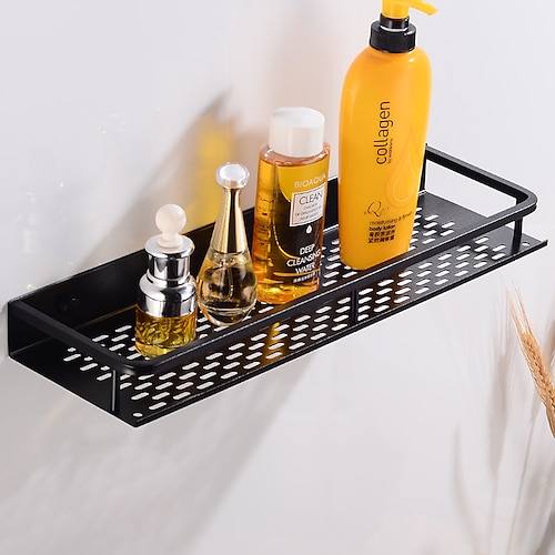 

Shower Shelf Deep Caddy Basket SUS304 Stainless Steel Rectangle Bathroom Caddy Organizer Rack Wall Mounted