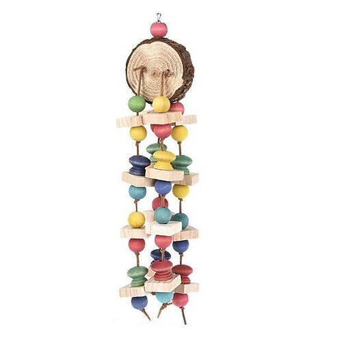 

Bird Perches & Ladders Pet Friendly Focus Toy Felt / Fabric Toys Bird Wood Metal 25 cm