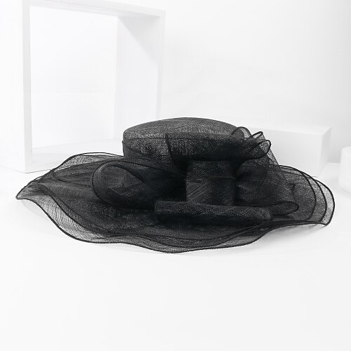 

Hør Kentucky Derby Hat / Hatte med Blomst 1 stk Bryllup / Speciel Lejlighed Medaljon