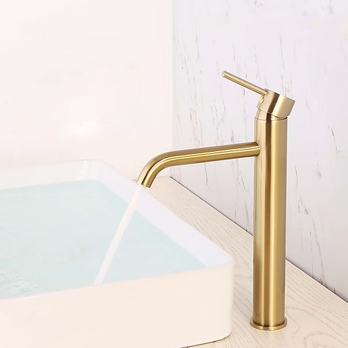 

Bathroom Sink Faucet - Single Multi-Ply Free Standing Single Handle One HoleBath Taps