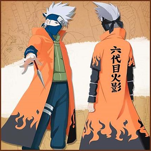 

Inspirado por Naruto Naruto Uzumaki Anime Trajes de cosplay Japanês Trajes de cosplay Imprimir Capa Para Homens