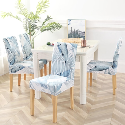 husă pentru scaune de sufragerie scaun elastic husă pentru scaun moale cu flori florale, rezistentă, lavabilă, protectie pentru mobilier pentru petrecere în sufragerie