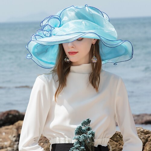 

Organza fascinators / berretto con Fantasia floreale 1 pc Matrimonio / Festa / Serata Copricapo