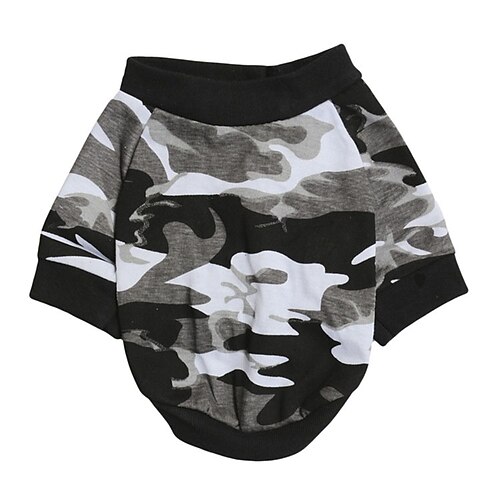 

Dog Shirt / T-Shirt Vest Puppy Clothes Camouflage Casual / Daily Simple Style Dog Clothes Puppy Clothes Dog Outfits Black Costume for Girl and Boy Dog Cotton XS S M L