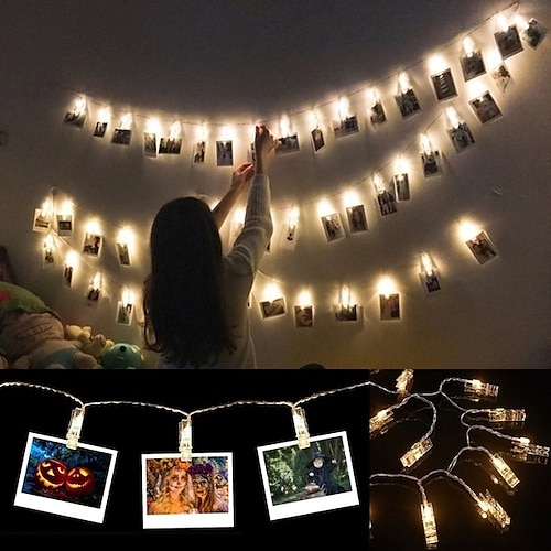 Led Ramadan Decoration, Photo Clips Light, Led String Lights