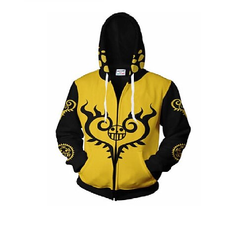 

Inspired by One Piece Monkey D. Luffy Anime Hoodies & Sweatshirts Back To School Anime Hoodie For Men's Cotton