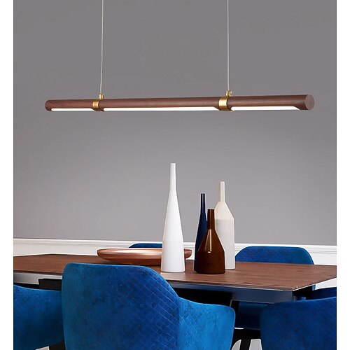 

100 cm Single Design Chandelier Metal Linear Electroplated LED Generic