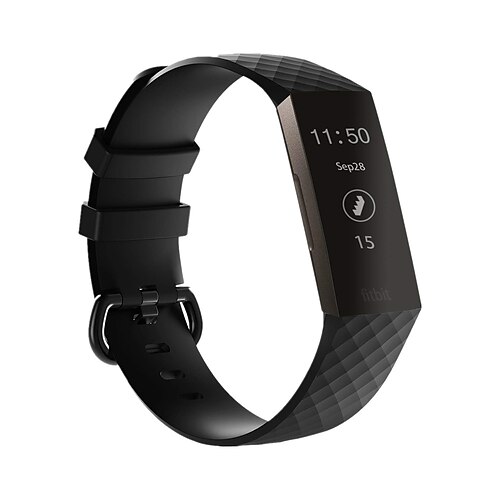 

1 pcs Smart Watch Band for Fitbit Charge 3 / Charge 3 SE / Charge 4 Silicone Smartwatch Strap Soft Breathable Sport Band Replacement Wristband