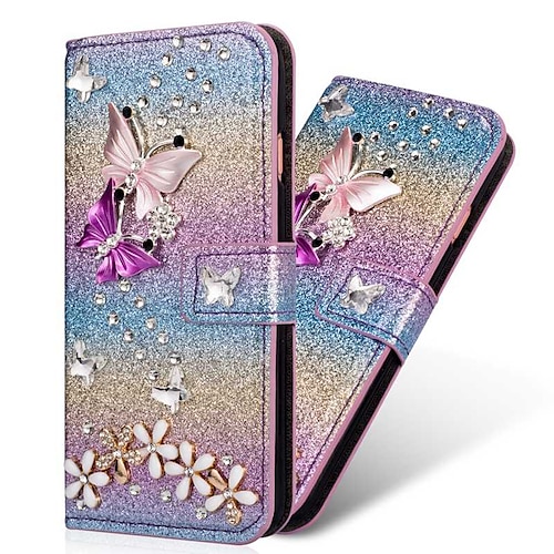 

Case For Huawei Y6p Y5p Y7p Wallet Card Holder with Stand Butterfly PU Leather Case For Huawei P smart 2020 P40 lite Honor 9S Nova 6 SE Nova 7i P40 Pro Y7 Prime (2019) Honor 20 lite Mate 20