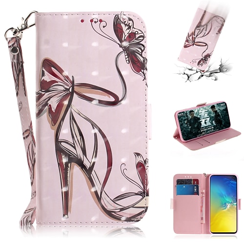 

Phone Case For Samsung Galaxy S22 Ultra Plus Full Body Case Leather Wallet Card S20 S7 edge S7 S10 Plus Galaxy S10 E Wallet Card Holder with Stand Sexy Lady PU Leather