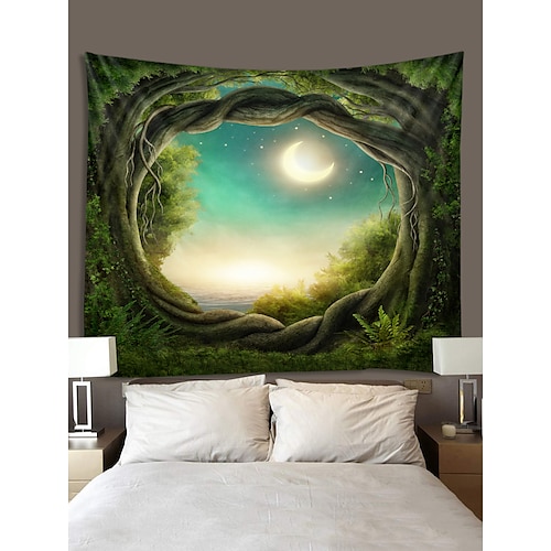 

Floral Theme / Fairytale Theme Wall Decor 100% Polyester Modern Wall Art, Wall Tapestries Decoration