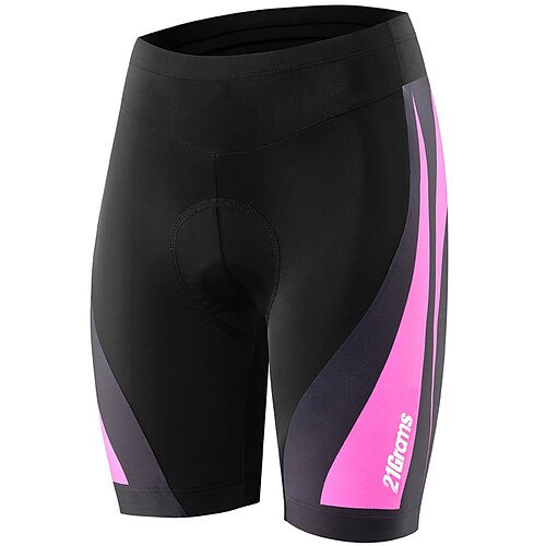 

21Grams Women's Bike Shorts Cycling Shorts Bike Bottoms Mountain Bike MTB Road Bike Cycling Sports Graphic Cycling Quick Dry Static-free Black Pink Polyester Clothing Apparel Bike Wear / Stretchy