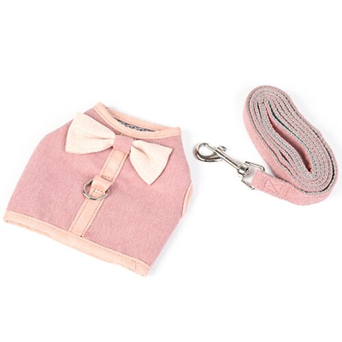 

Dog Cat Harness Coat Harness Puppy Clothes Solid Colored Simple Style Casual / Sporty Outdoor Dog Clothes Puppy Clothes Dog Outfits Pink Green Light Blue Costume for Girl and Boy Dog Padded Fabric Net