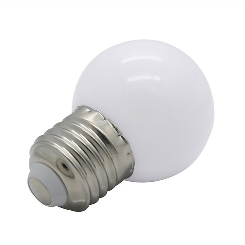  4 stk 1w led globe pærer e26/e27 g45, 90-120lm, 12 smd 2835 perler varmhvit/naturhvit/hvit 220-240v