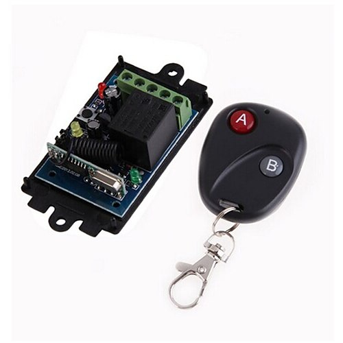 

DC12V 1CH RF Wireless Remote Control Switch/Learning code 10A Relay Receiver/Led Power ON/OFF switch 433mhz