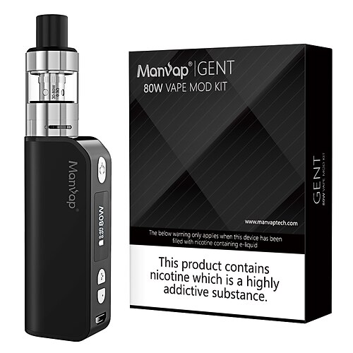 Manvap cigarette électronique Vrod Vape Kit Complet, 80W 3000mAh