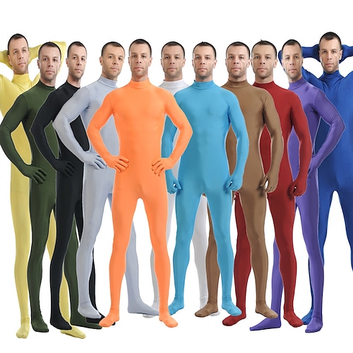 

Zentai Suits Skin Suit Adults' Spandex Lycra Cosplay Costumes Sex Men's Women's Men Solid Colored Halloween / Machine wash / Hand wash / Unisex / Boys / Girls'