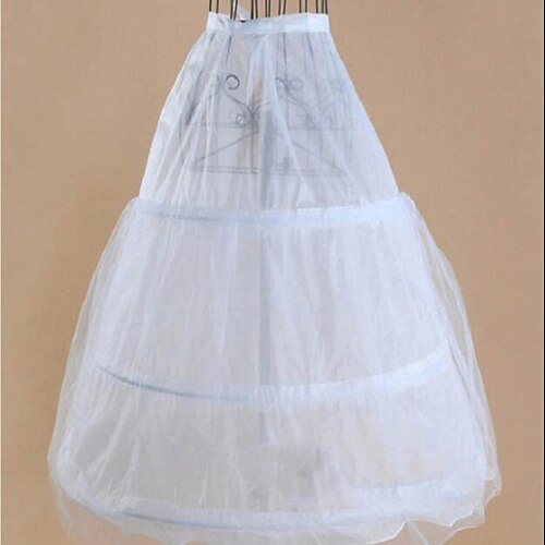 

Wedding Slips Acrylic / Tulle Tea-Length Basic with Lace-up