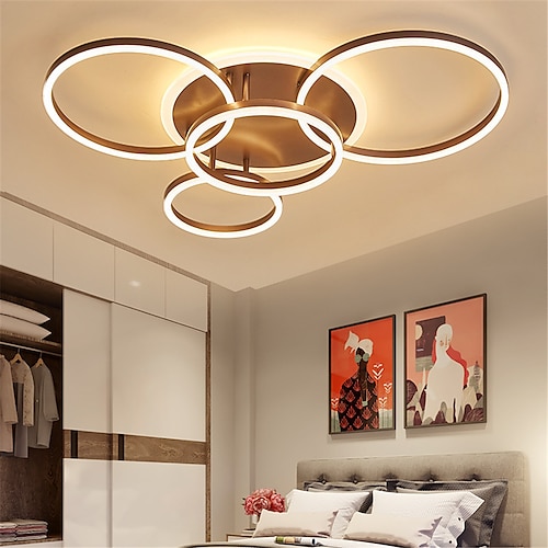 

5-Light 93 cm Dimmable Cluster Design Flush Mount Lights Metal Acrylic Painted Finishes Modern Nordic Style 110-120V 220-240V / CE Certified