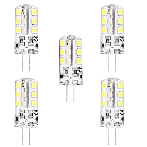 

5pcs 3 W LED Bi-pin Lights 300 lm G4 T 24 LED Beads SMD 2835 Warm White White 12 V