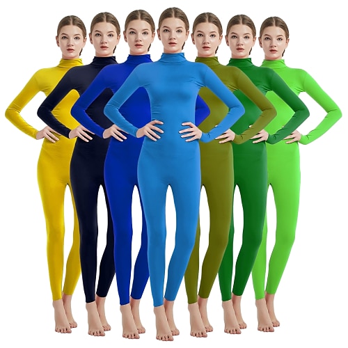 

Zentai Suits Cosplay Costume Catsuit Adults' Spandex Lycra Cosplay Costumes Sex Men's Women's Solid Colored Halloween Carnival Masquerade / Skin Suit / High Elasticity