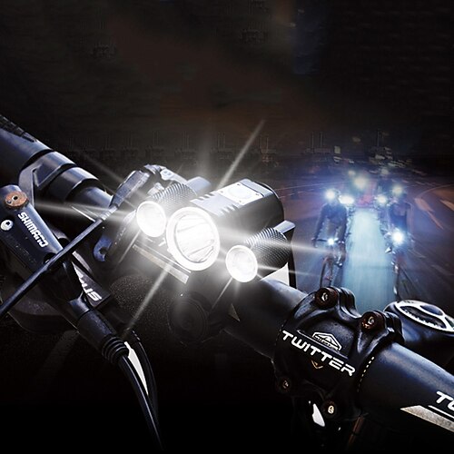 

Bike Light LED Bicycle Cycling Waterproof Multiple Modes Super Bright Adjustable 1900 lm Rechargeable 18650 lithium battery White Cycling / Bike / Aluminum Alloy / Wide Angle