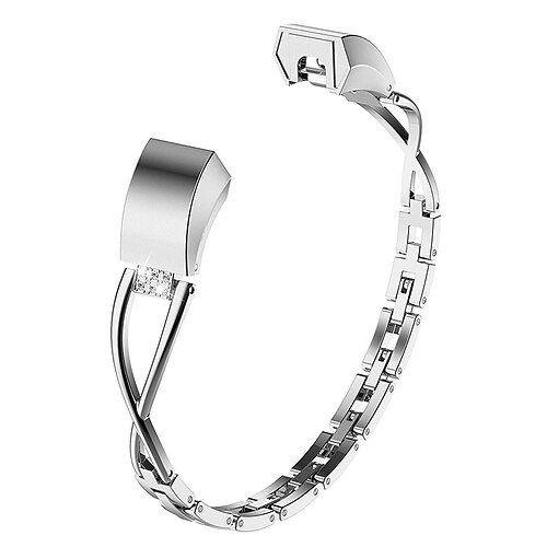 

1 pcs Smart Watch Band for Fitbit Alta HR / Alta / Ace Stainless Steel Smartwatch Strap Bling Diamond Jewelry Bracelet Replacement Wristband