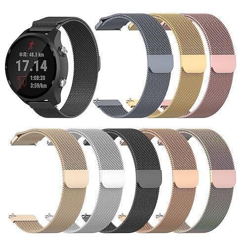 

Watch Band for 18MM / 20MM / 22MM Milanese Loop Stainless Steel for Samsung Galaxy Garmin Huwei Amazfit Fossil Wrist Strap