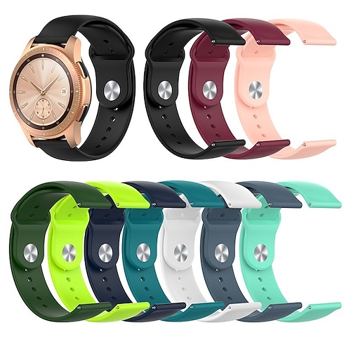 

1 pcs Smart Watch Band for Samsung Galaxy Watch 3 Galaxy Watch Gear S3 Frontier Classic 45mm 46mm, 22mm Watch Band Silicone Smartwatch Strap Soft Elastic Breathable Sport Band Replacement Wristband