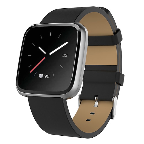 

1 pcs Smart Watch Band for Fitbit Versa 2 / Versa / Versa Lite PU Leather Smartwatch Strap Classic Buckle Leather Loop Replacement Wristband