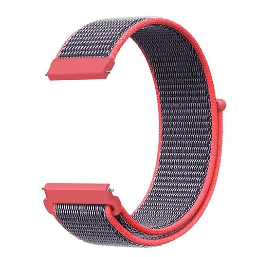 Bracelet Strap-it Garmin Venu 2 Plus Nylon - Arc-en-ciel