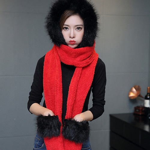

Unisex Basic / Cute Rectangle Scarf - Color Block / Solid Colored