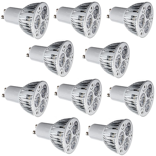 

10pcs 6 W LED Spotlight 400 lm GU10 E26 / E27 3 LED Beads High Power LED Decorative Warm White Cold White 85-265 V