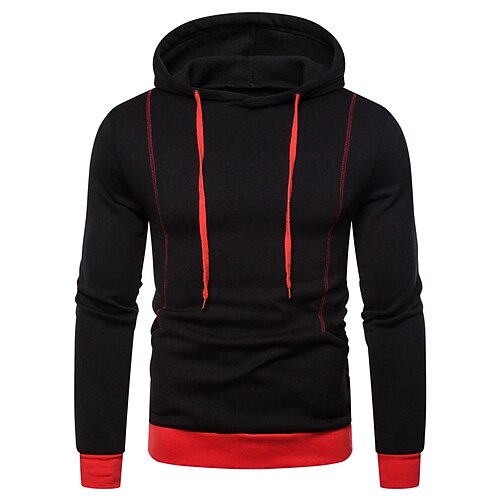 

Men's Hoodie Green Army Green Light gray Black Hooded 3D Plus Size Cool Casual Winter Clothing Apparel Hoodies Sweatshirts / Skinny