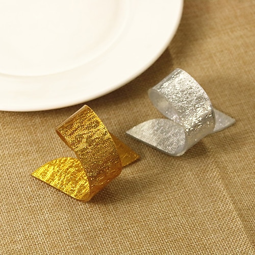 

Acrylic Wedding Napkins - 4 pcs Napkin Rings Wedding / Festival Classic Theme / Creative