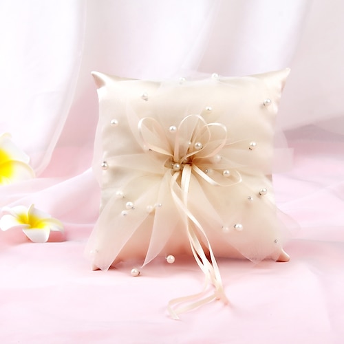 

Cloth Pearl Nonwovens Ring Pillow Garden Theme / Pillow / Wedding All Seasons