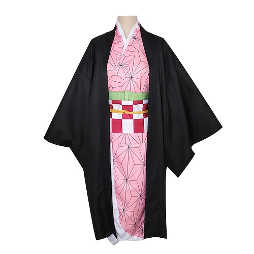 

Inspired by Demon Slayer: Kimetsu no Yaiba Cosplay Anime Cosplay Costumes Japanese Cosplay Suits Coat Headwear Sash / Ribbon For Women's