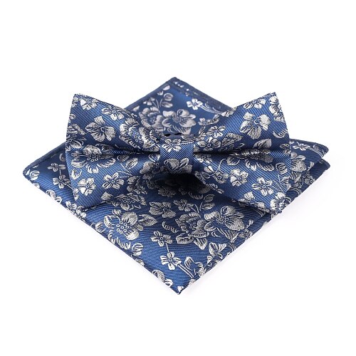 

Men's Basic Bow Tie Jacquard Blue Purple Wine 2022