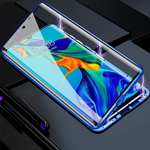 

Double Sided Glass Metal Magnetic Case for Huawei P50 P40 P30 P20 Pro Lite Mate 30 20 Lite