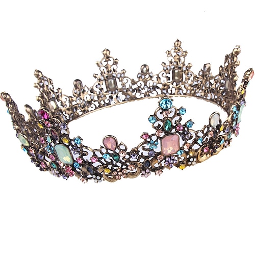 

Alloy Crown Tiaras with Crystal / Rhinestone 1 PC Wedding Headpiece