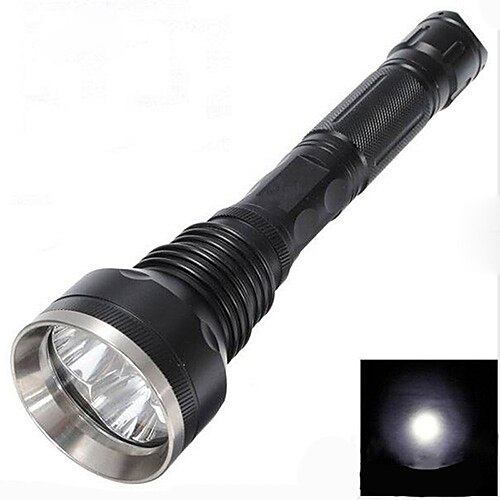 LED Flashlights / Torch 3000 lm LED 3 Emitters Camping / Hiking / Caving / Aluminum Alloy