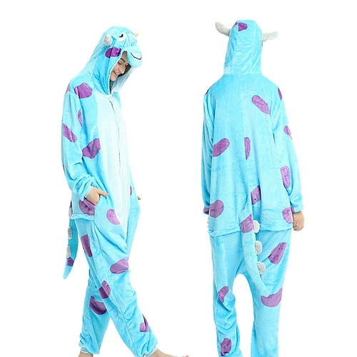 

Adulto Pijama kigurumi Desenhos Animados vaca Retalhos Pijamas Macacão Mink Velvet Cosplay Para Homens e Mulheres Natal Pijamas Animais desenho animado Festival / feriado Fantasias