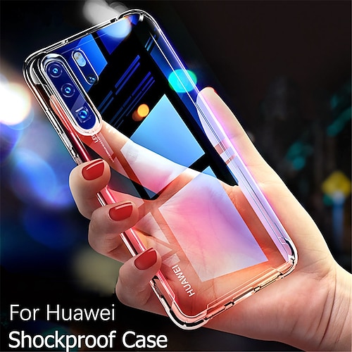 

Case For HUAWEI MATE 30/MATE 30 Pro/MATE 20 Pro/MATE 20/MATE 20 Lite/P30/P20/P10 Shockproof / Ultra-thin Back Cover Transparent TPU