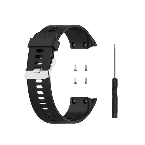 Bracelet de rechange en cuir et silicone compatible avec Garmin Forerunner  35 et Approach S10 : : Électronique