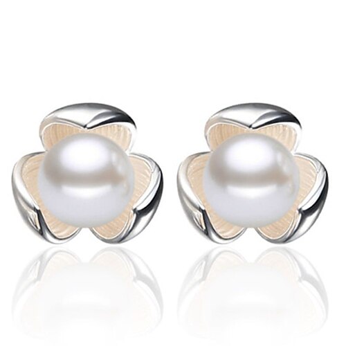 2020 nový korejský styl perlový květ náušnice pro ženy módní léto 925 stříbrné doplňky elegantní brinco zapojení