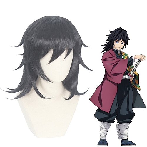 giyuu cosplay wig