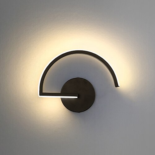 

nordic line in bianco e nero personalità creativa lampada da parete designer decorativo led camera da letto comodino moderna lampada da parete del corridoio